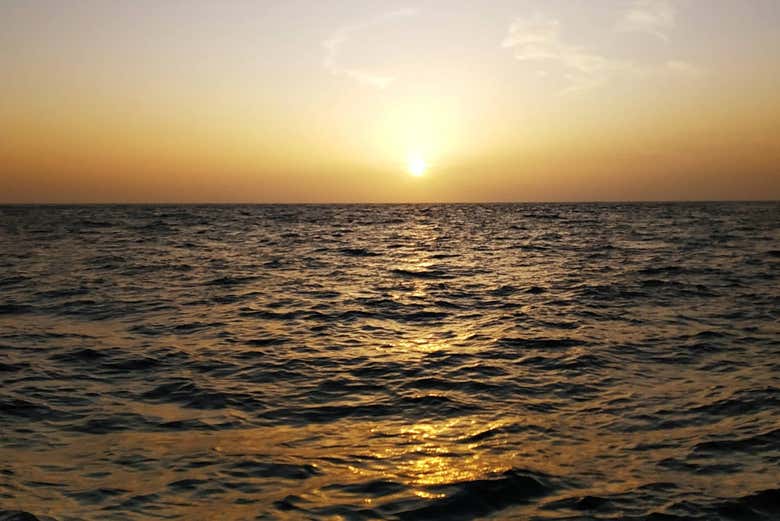 Atardecer en el Océano Atlántico