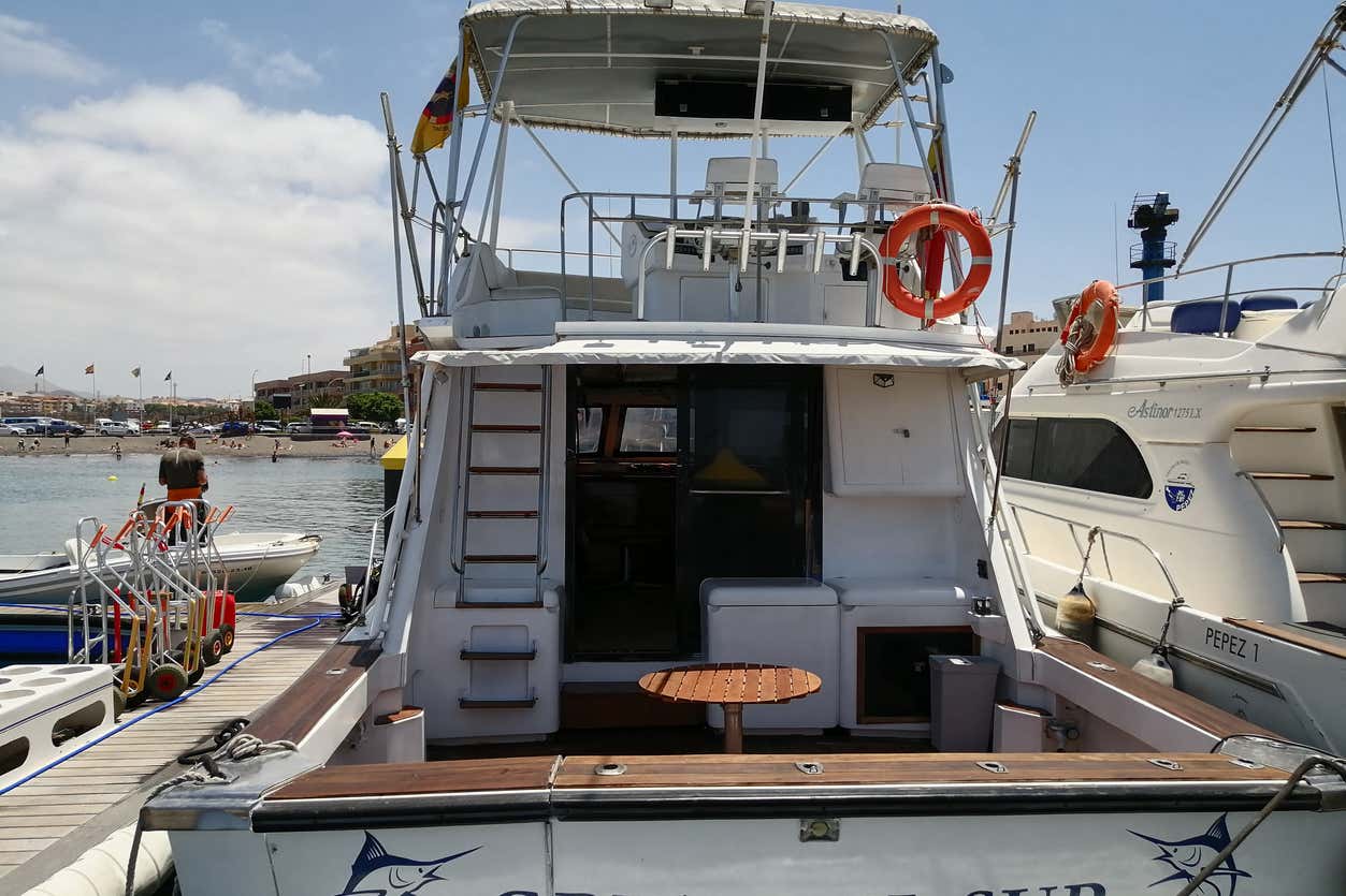 Barco privado Tenerife sur