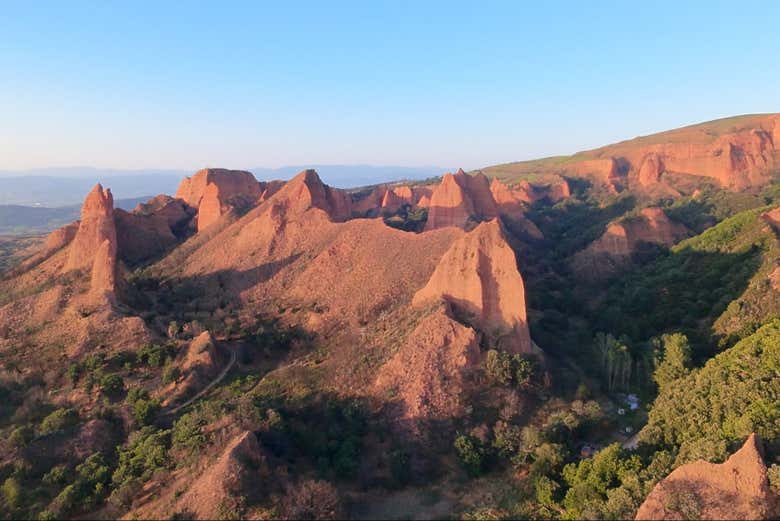 Take in the jagged peaks of this ancient Roman gold mine