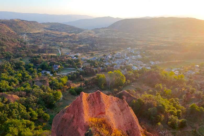 Watch the light change over the Las Médulas landscape