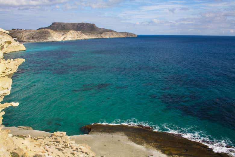 Côte d'Agua Amarga, près de cala de En Medio