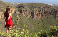 Teror, el Roque Nublo y la caldera de Bandama desde Las Palmas