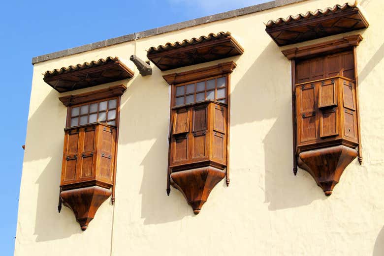 Varandas da Casa de Colombo, no bairro de Vegueta