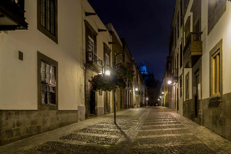Disfrutando de un paseo por Triana y Vegueta