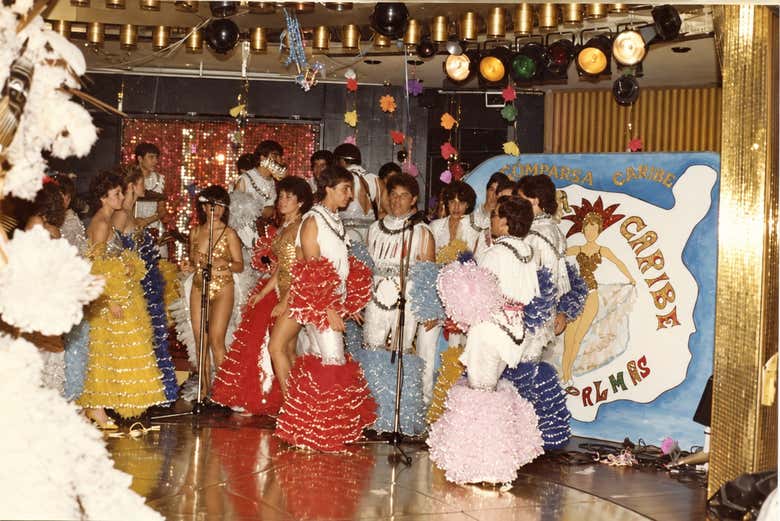 Los Caribe, una de las comparsas del Carnaval de Las Palmas