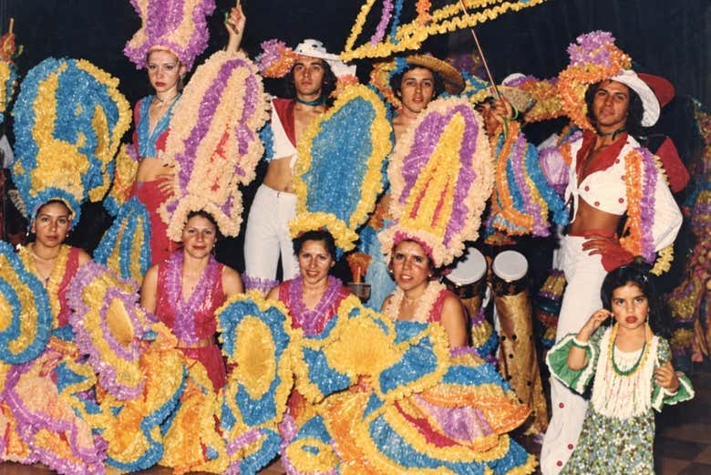 Comparsa Los Caribe en el Carnaval de Las Palmas