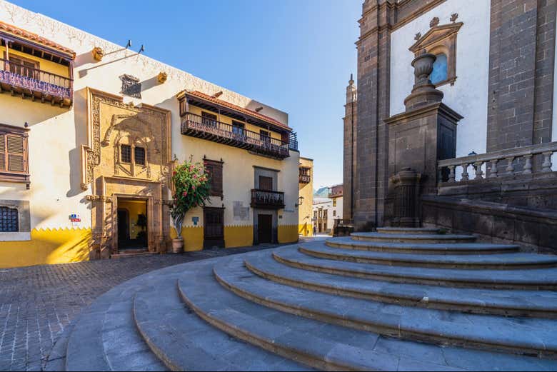 Casa de Colón en el barrio histórico de Vegueta