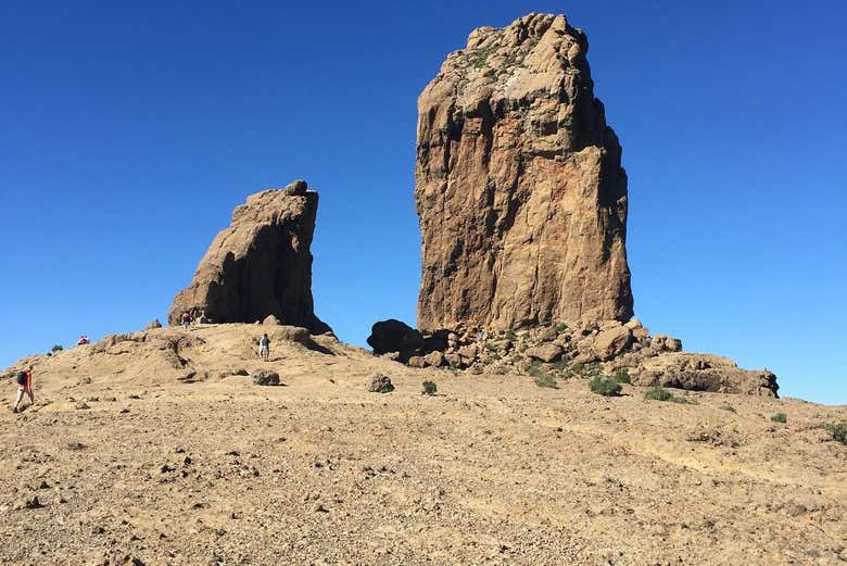 Ammirando il Roque Nublo