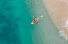 Tour en kayak transparente por la playa de Las Canteras