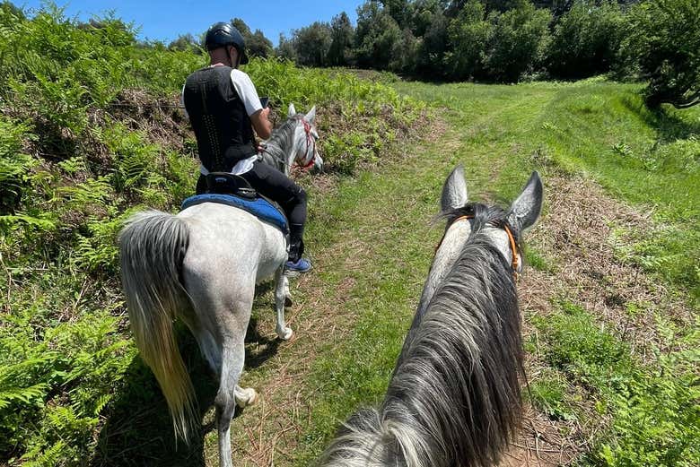 Montando a caballo en la Garrocha