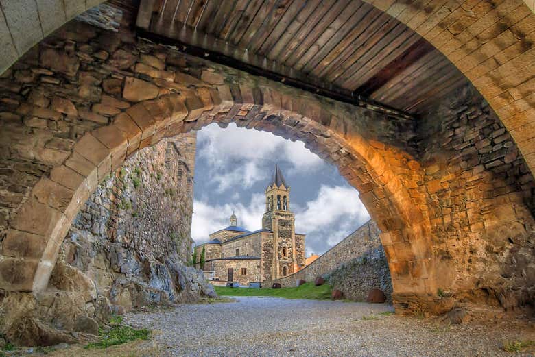 Centre historique de Ponferrada, capitale de la région du Bierzo