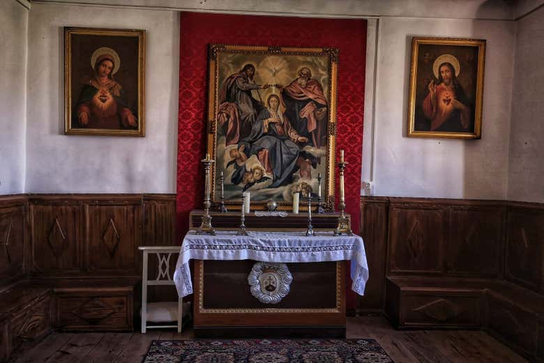 Uno de los altares del monasterio