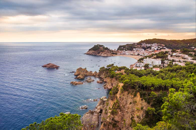 Paisaje costero de Tossa de Mar