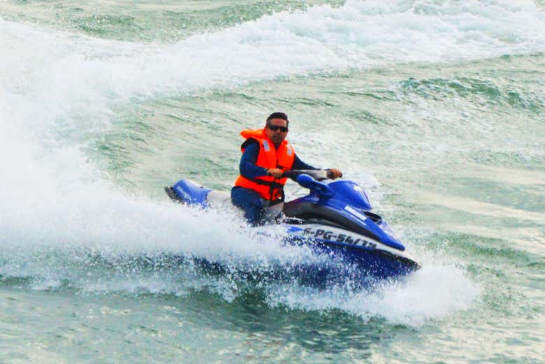 Speeding through the water