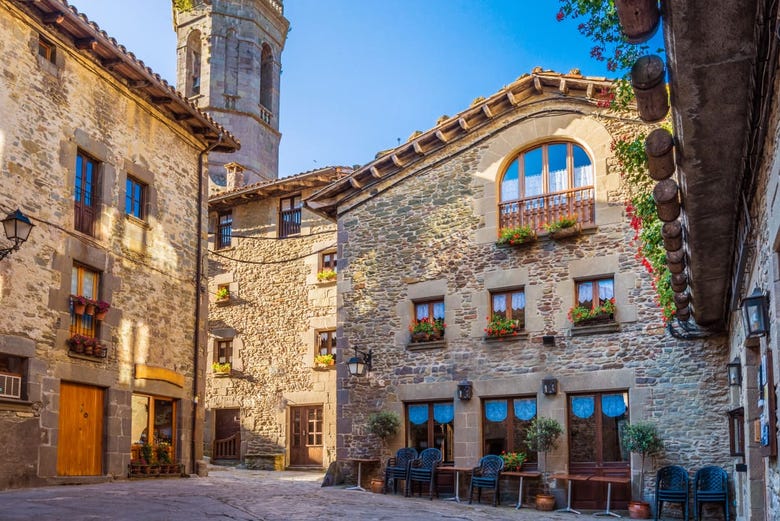 Picturesque Catalonian village of Rupit