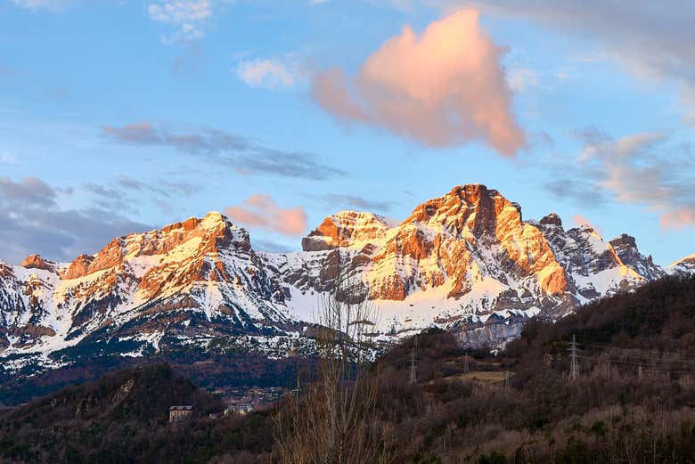 Montanhas de El Pueyo de Jaca