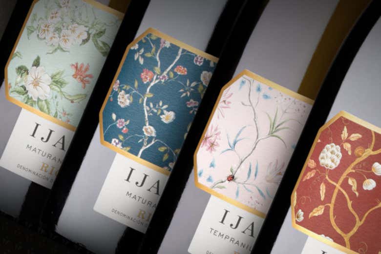 Des bouteilles de vin du domaine de Viña Ijalba