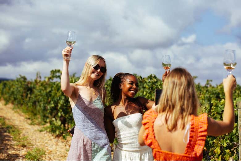 Un bicchiere fra i vigneti