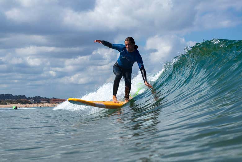 Surfeando en Loredo
