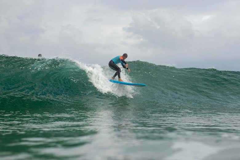 Surfeando en Loredo