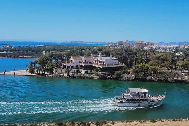 Iniciando la ruta por las islas volcánicas del Mar Menor