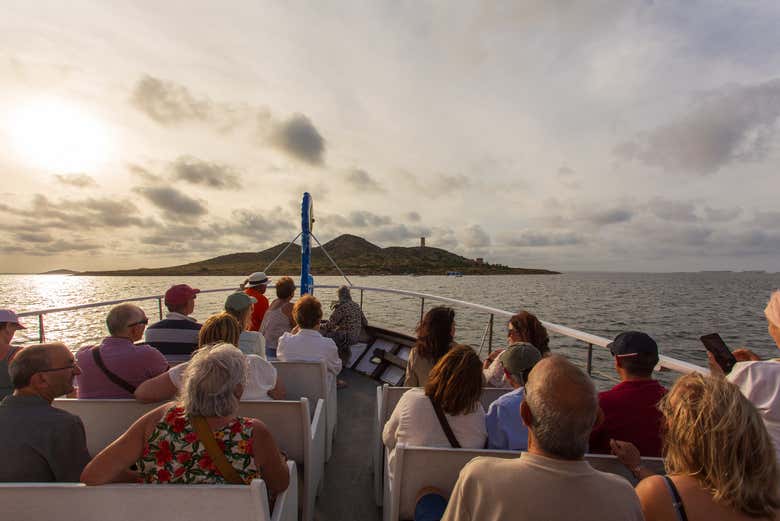 Disfrutaréis de las mejores vistas de las islas del Mar Menor