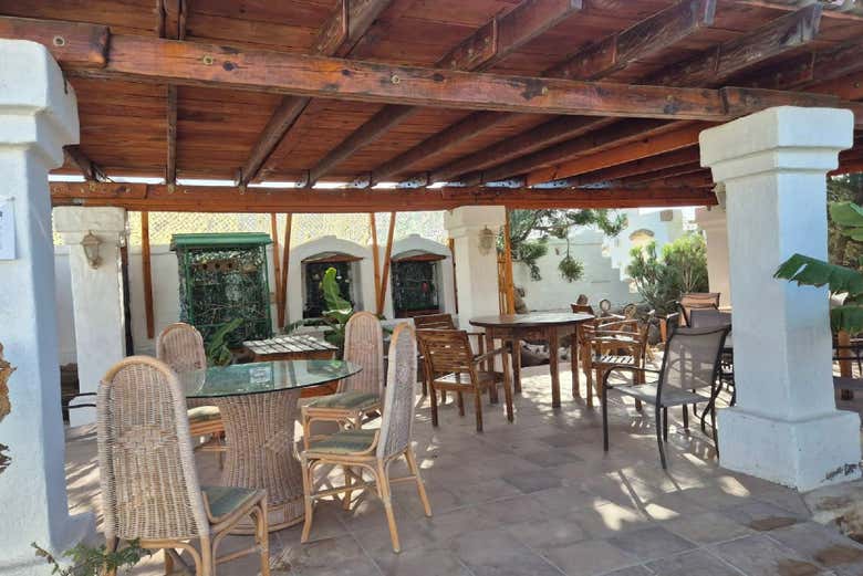 I tavolini all'aperto del Camel Park