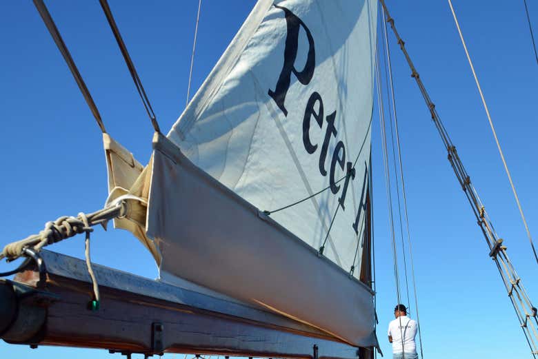 O barco com o qual navegaremos