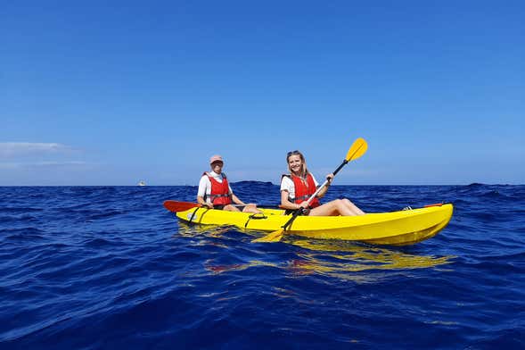 Kayak y snorkel en Los Cristianos