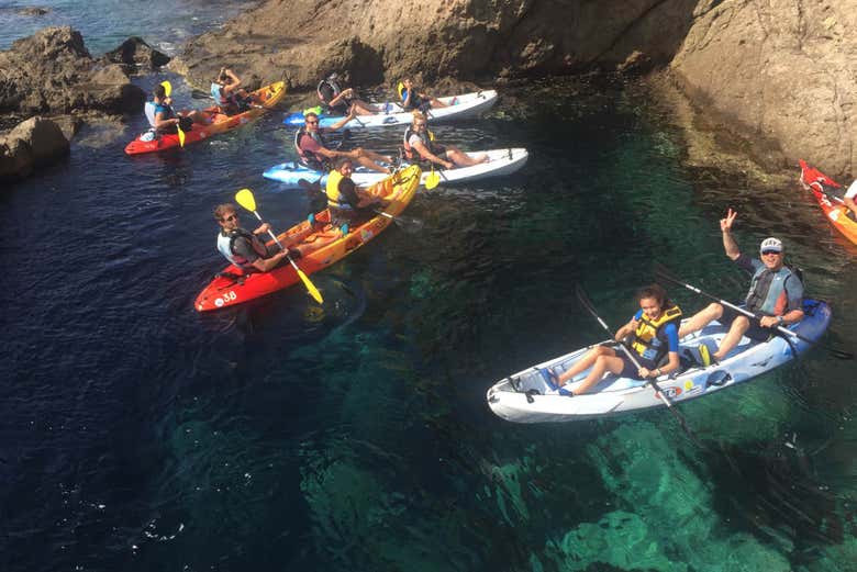 Kayak tour from Los Escullos