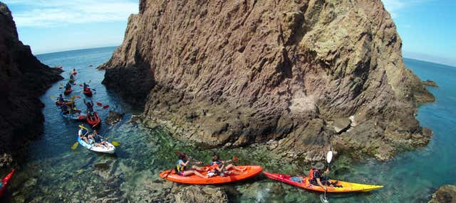 Kayak y snorkel en el Cabo de Gata