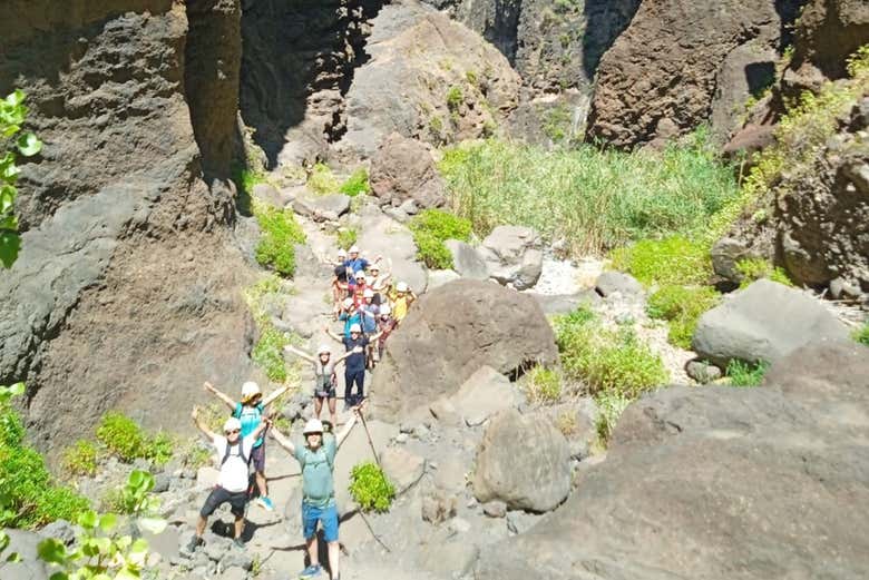 Descente par le ravin de Masca
