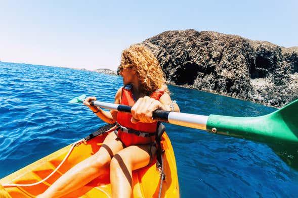 Kayak y snorkel por Los Gigantes