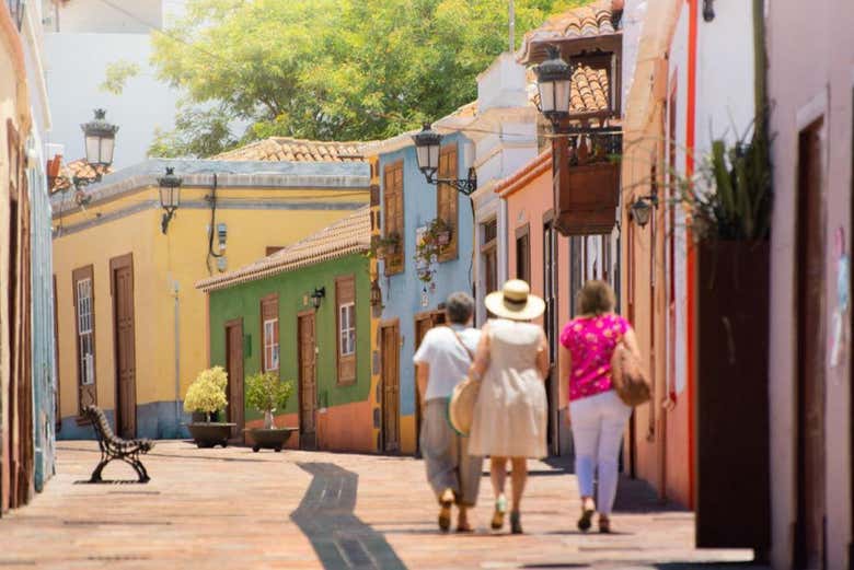 Una delle strade di Los Llanos de Aridane