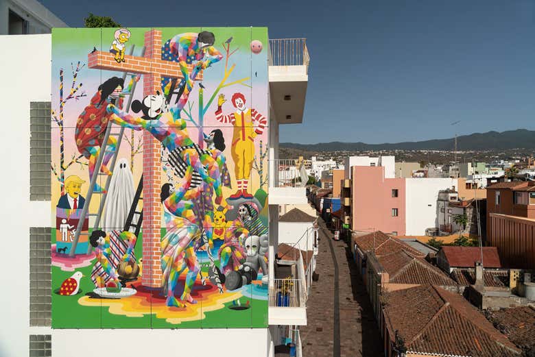 Mural "Pop's descent"