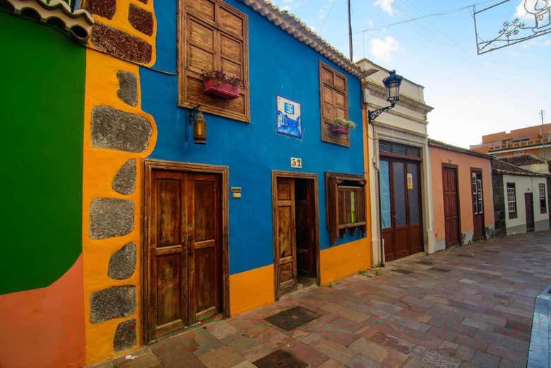 Casas coloridas en Los Llanos de Aridane