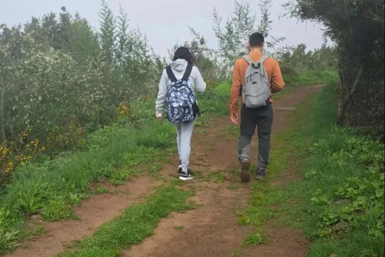 Ruta en dirección al Monte del Agua 