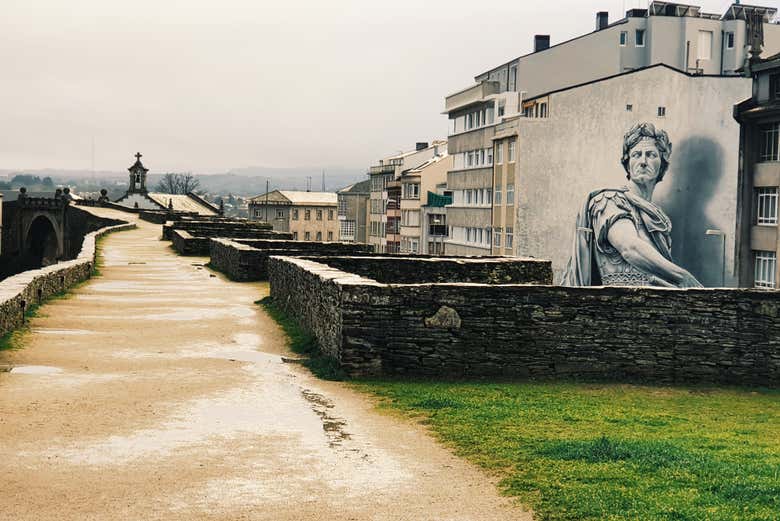 Peinture murale de Jules César