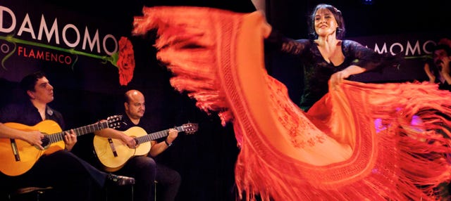 Spectacle de flamenco au tablao Cardamomo