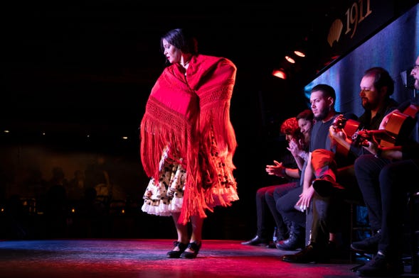 Flamenco Show in the Tablao 1911