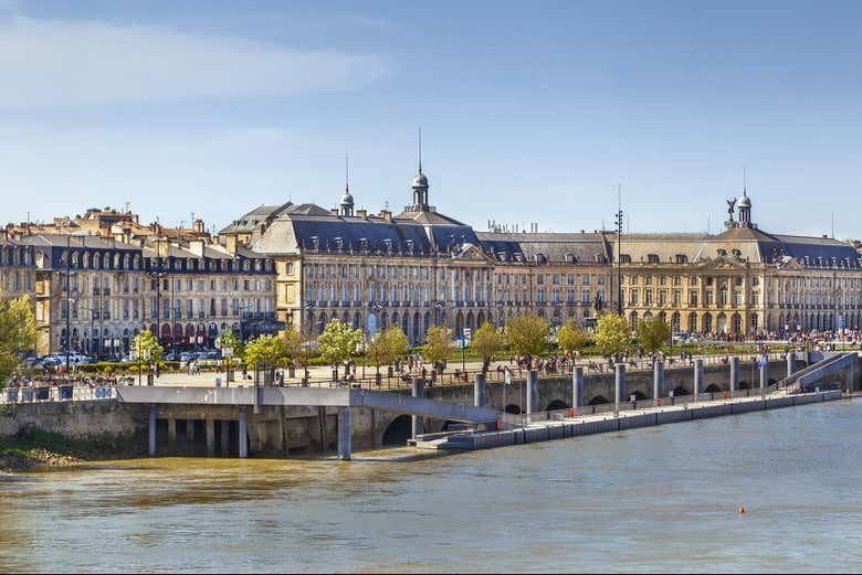 Place de la Bourse en Burdeos