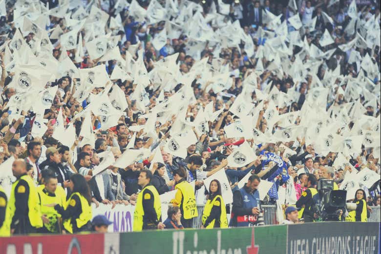 Animaréis al Real Madrid durante un partido