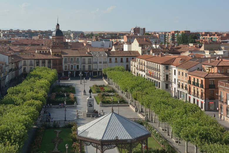 Disfrutando de la excursión a Alcalá de Henares