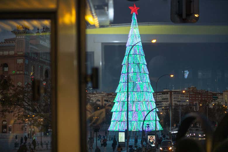 El árbol de Navidad de la Puerta del Sol
