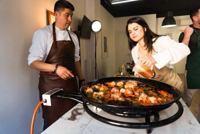 Será uma oportunidade única para preparar uma paella