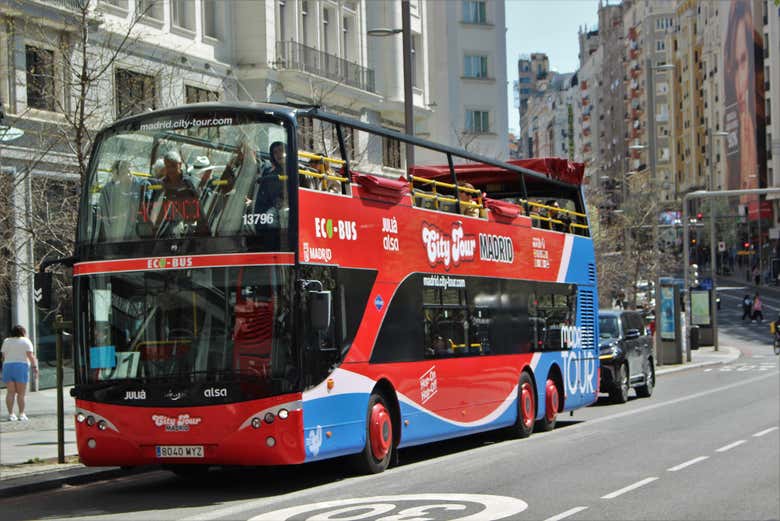 Recorreréis de forma cómoda las calles de Madrid