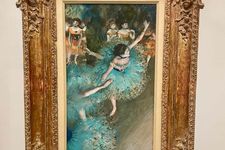 “Bailarina em Verde”, do impressionista Edgar Degas