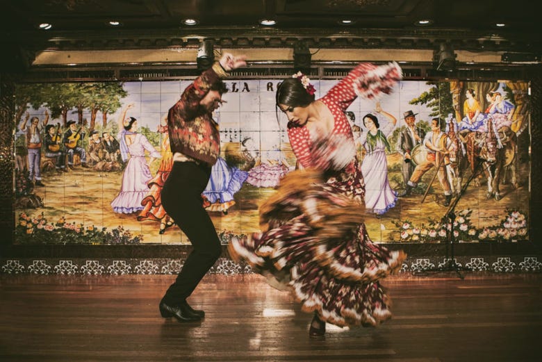 Artists in the Tablao Flamenco 1911