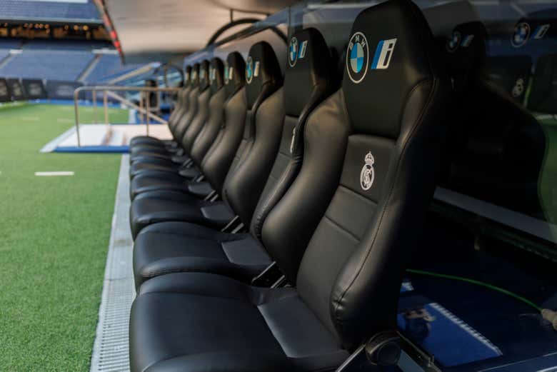 Bancs du stade Santiago Bernabéu