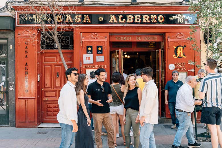 One of the typical bars we'll visit